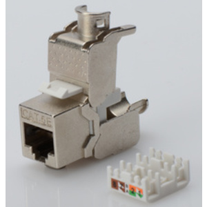 DIGITUS module Keystone cat.5e, 1 x RJ45, blindé,