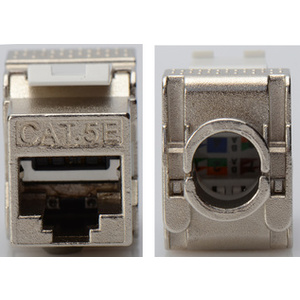 DIGITUS module Keystone cat.5e, 1 x RJ45, blindé,