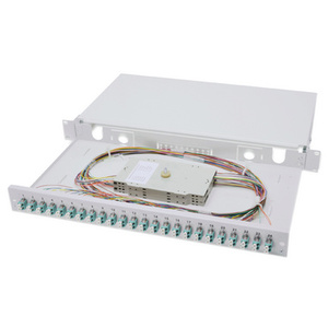 DIGITUS Boite d'épissure 19' à fibres optiques, OM3, équipée