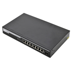 DIGITUS Switch Gigabit Ethernet PoE, 8 ports, 1x SFP