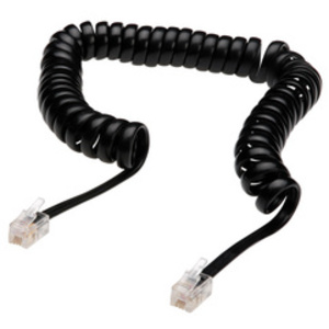 DIGITUS Cordon téléphonique spiralé, RJ10, 4,0 m