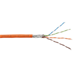 DIGITUS Câble d'installation, Cat.7, S/FTP, 100 m, orange