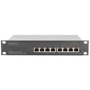 DIGITUS Commutateur 10' Gigabit Ethernet, 8 ports