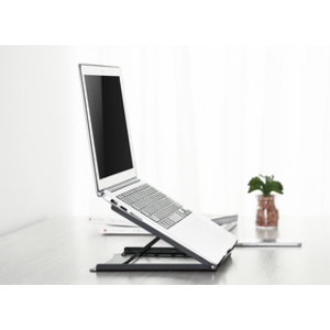 DIGITUS Support pour ordinateur portable, en acier, noir