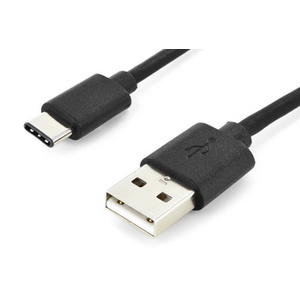 DIGITUS Câble de connexion USB 2.0, USB-C - USB-A, 1,0 m