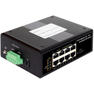DIGITUS Commutateur industriel Gigabit PoE 7 ports,unmanaged