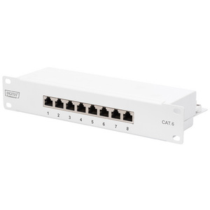 DIGITUS Panneau de brassage Cat.6, classe E, 12 x RJ45, 1U