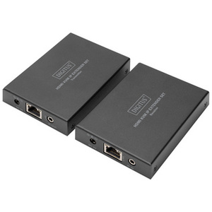 DIGITUS Kit d'extension KVM HDMI IP, noir