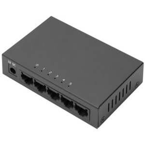 DIGITUS Commutateur Fast Ethernet, 5 ports, noir