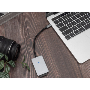 DIGITUS Lecteur de carte USB-C High Speed, 2 ports, gris