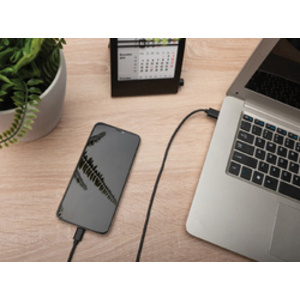 DIGITUS Kit de câbles de données & chargement, USB-C - USB-A