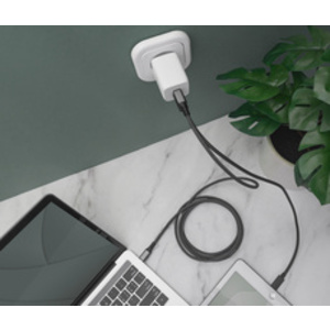 DIGITUS Chargeur USB, 2x USB-C, 65 watts, blanc