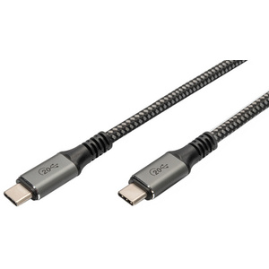 DIGITUS Câble de raccordement USB 4.0, USB-C - USB-C, 1,0 m