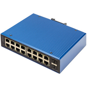 DIGITUS Switch industriel Gigabit Ethernet, manageable L2