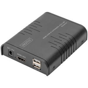 DIGITUS Extenseur récepteur HDMI KVM IP, Full HD