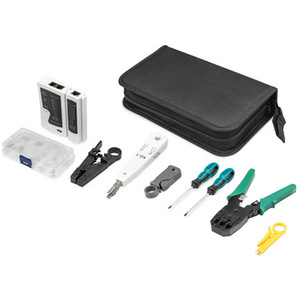 DIGITUS Jeu d'outils d'installation réseau, 12 pièces