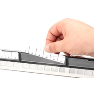 DIGITUS Panneau de brassage modulaire, 1 U, 24 ports, argent