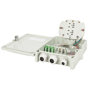 DIGITUS Boîtier de raccordement FTTH/FTTB, 12x LC/APC, garni