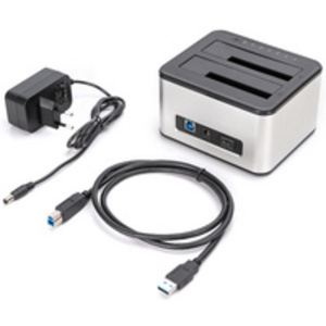 DIGITUS Station d'accueil USB 3.0 Duale SATA HDD 2,5'/3,5'