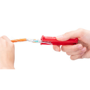 DIGITUS Pince à dénuder pour câble de données, rouge