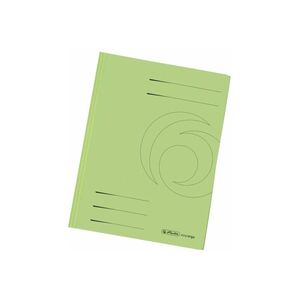 herlitz Chemise à rabats easyorga, A4, carte lustrée, vert