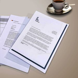 proOFFICE Pochette transparente, A4, film PP, grainé  - 51530