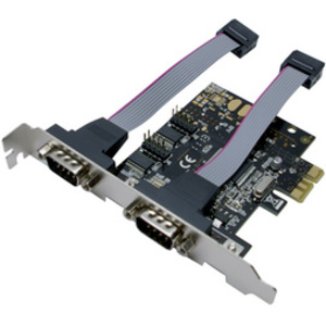 LogiLink Carte PCI Express sérielle RS-232, 2 ports