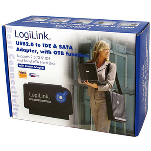 LogiLink Câble adaptateur USB 2.0 - SATA et IDE, longueur:
