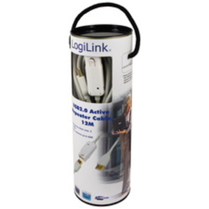 LogiLink Rallonge USB 2.0, 12,0 m