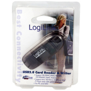 LogiLink Mini lecteur de cartes USB 2.0 pour SD/MMC,
