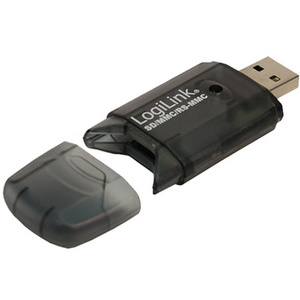 LogiLink Mini lecteur de cartes USB 2.0 pour SD/MMC,