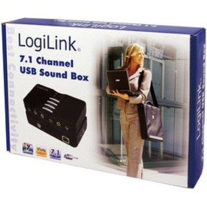 LogiLink Sound Box USB 7.1, 8 canaux, noir