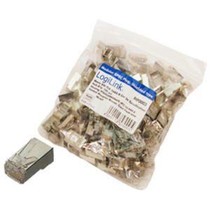 LogiLink Connecteur mâle RJ45 pour câble rond, Cat.5e,