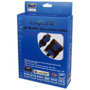 LogiLink Câble HDMI High Speed, HDMI - DVI-D, 3 m