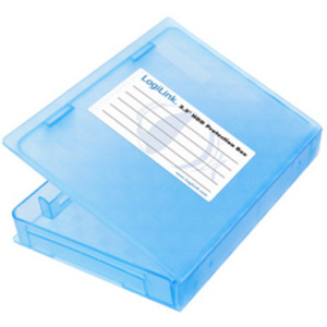 LogiLink Boîtier de protection pour disques durs 2,5', bleu