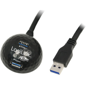 LogiLink Station d'accueil USB 3.0, 2 ports, avec fonction