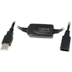 LogiLink Rallonge USB 2.0, 20 m