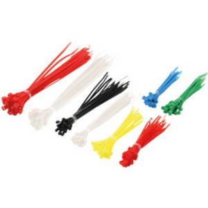 LogiLink Kit d'attache-câbles, assortis, nylon, contenu: 600