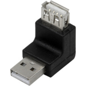 LogiLink Adaptateur USB 2.0, USB-A mâle- femelle, 270 degrés