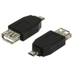 LogiLink Adaptateur USB 2.0, micro USB mâle - USB femelle