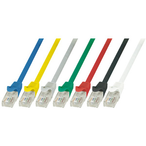 LogiLink Câble patch EconLine, Cat. 6, U/UTP, 0,25 m, blanc