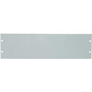 LogiLink Plaque obturatrice 19', 2 U, noir (RAL9005)