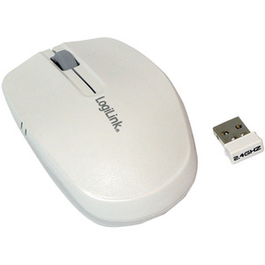 LogiLink Mini souris optique pour notebook, sans fil, noir
