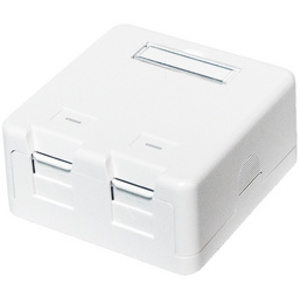 LogiLink Boîtier en saillie pour module keystone, 2 ports