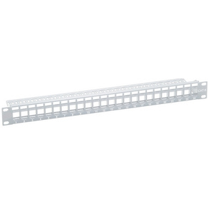 LogiLink Panneau de brassage keystone 19', non blindé, gris