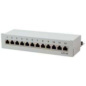 LogiLink Panneau de brassage de bureau, Cat.6A, 8 ports,