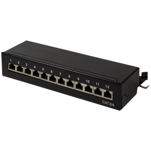 LogiLink Panneau de brassage de bureau, Cat.6A, 8 ports,