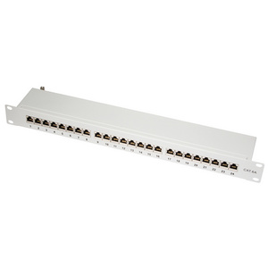 LogiLink Panneau de brassage 19' Cat.6A, 24 ports, 1 U