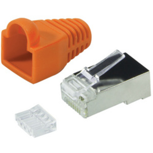 LogiLink Connecteur mâle RJ45, Cat.6, blindé, gris