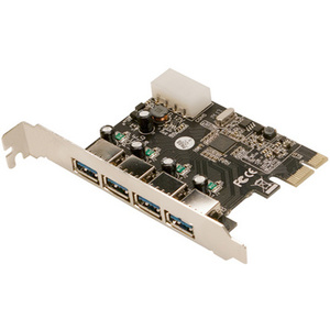 Logilink Carte PCI Express USB 3.0, 4 ports, 5 Gbps